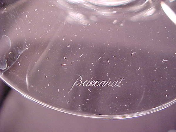 8 BACCARAT CRYSTAL SM WINE STEMS CAPRI - 2
