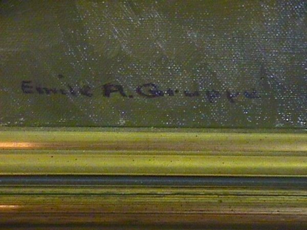 ORIGINAL EMILE A GRUPPE PAINTING (D) - 2