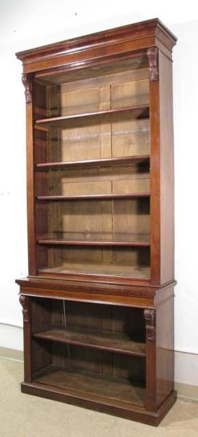 EARLY-MID 19TH CENTURY EMPIRE STYLE BOOKCASE (1 of 9)