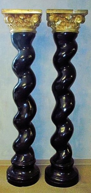 PR LARGE BAROQUE STYLE BARLEY TWIST COLUMNS (1 of 6)