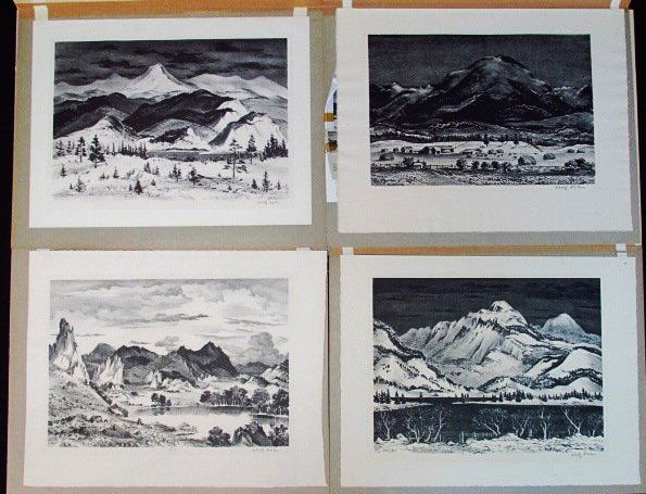 FOUR ADOLF DEHN ORIGINAL SIGNED LITHOGRAPHS (1 of 9)