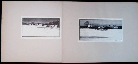 TWO ASA CHEFFETZ ORIGINAL SIGNED WOOD ENGRAVINGS (1 of 10)