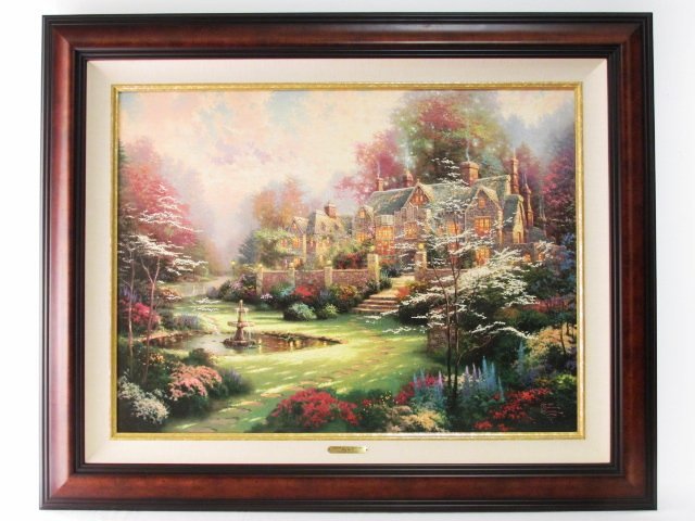 THOMAS KINKADE "GARDENS BEYOND SPRING GATE" PRINT (1 of 10)
