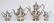 GORHAM FOUR PIECE STERLING SILVER TEA SET: 77.6 TROY