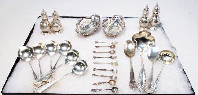STERLING SILVER: TIFFANY, GORHAM, ETC. 12.3 TROY (1 of 9)