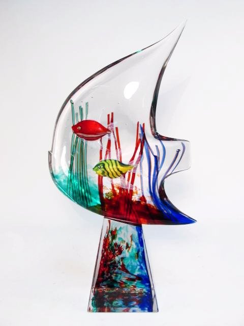 MONUMENTAL PINO SIGNORETTO MURANO  ART GLASS  SCULPTURE (1 of 9)