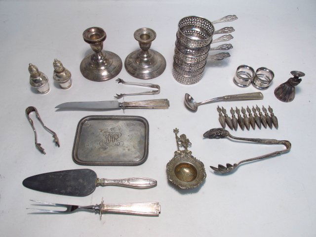 ASSORTED STERLING SILVER: 30 TROY OZ (1 of 10)