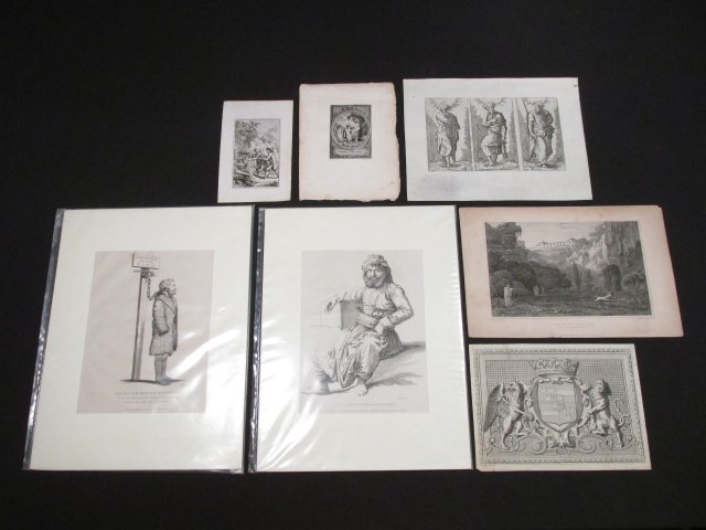 GROUP OF SEVEN  ENGRAVINGS, 18TH & 19TH CENTURY (1 of 10)