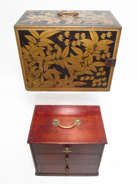 TWO SMALL 19TH C BOXES: CHINESE & ENGLISH (1 of 10)