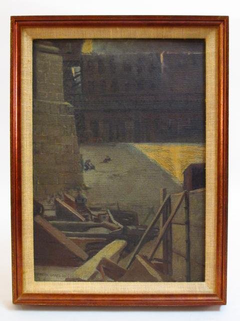 FREDERICK OAKES SYLVESTER OIL ON CANVAS PAINTING (1 of 4)