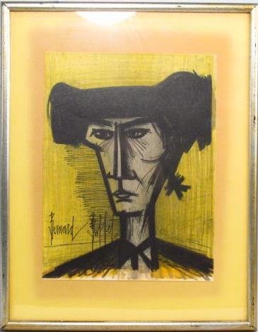 VINTAGE BERNARD BUFFET "MATADOR" LITHOGRAPH (1 of 4)