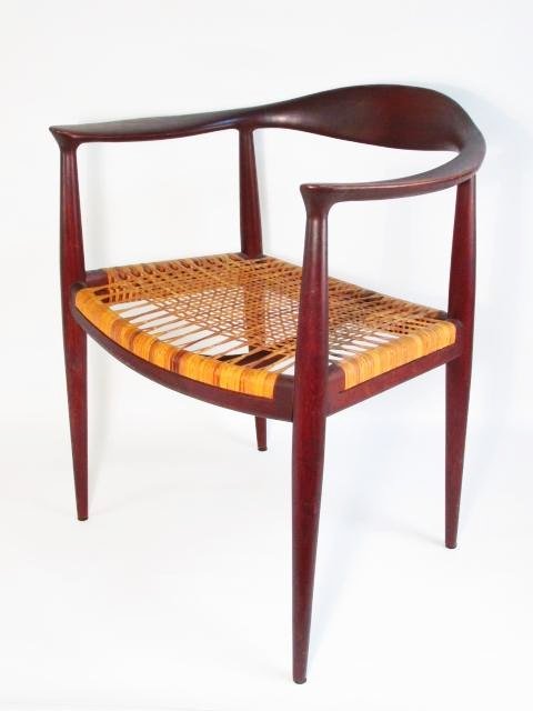 HANS J. WEGNER DANISH MODERN "THE CHAIR" ARMCHAIR (1 of 7)