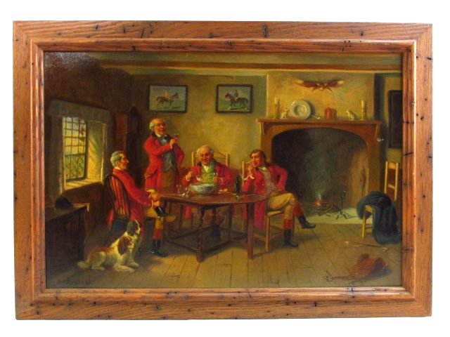 ALEXANDER AUSTEN OIL ON CANVAS PAINTING 1 of 2 (1 of 7)