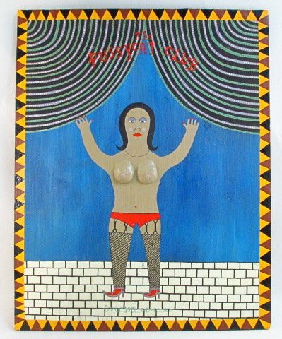 LEVENT ISIK MIXED MEDIA PAINTING ON PANEL: "THE (1 of 6)