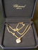 9: CHOPARD SWISS 18 KT GOLD DIAMOND HEART NECKLACE - 3