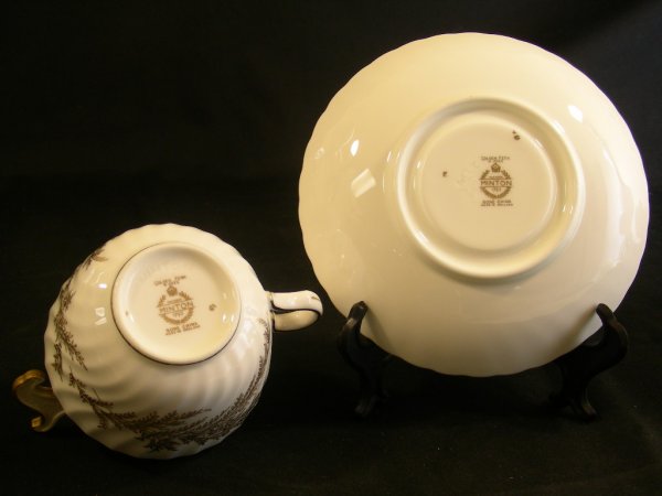 MINTON BONE CHINA GOLDEN FERN ASST 5 PIECES - 7