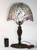 ART NOUVEAU CAST BRONZE FIGURAL TABLE LAMP - 3