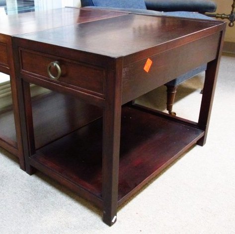 MID CENTURY FRUITWOOD SIDE TABLE (1 of 4)