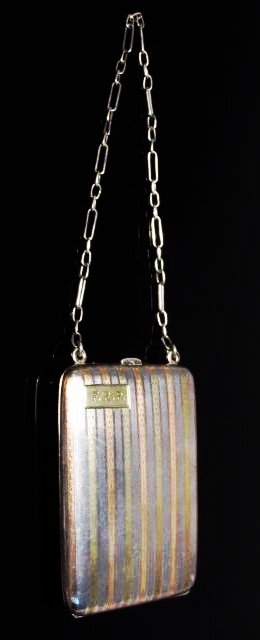 JBE Co STERLING SILVER & 14K GOLD MONEY PURSE (1 of 10)
