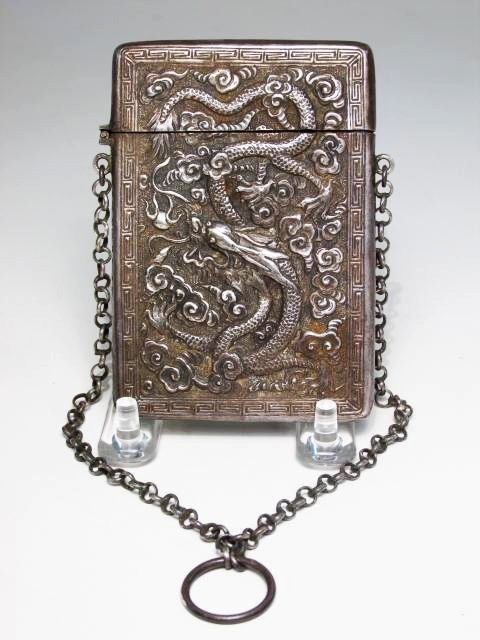 ANTIQUE CHINESE SILVER PURSE (1 of 6)