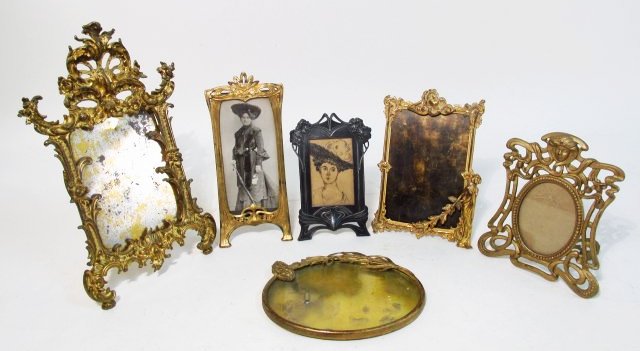 SIX ART NOUVEAU & ROCOCO PHOTO & MIRROR FRAMES (1 of 10)