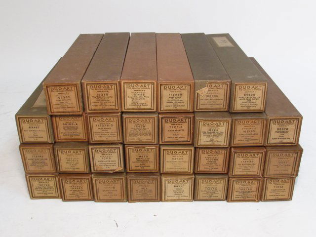 THIRTY DUO-ART PLAYER PIANO ROLLS (1 of 9)