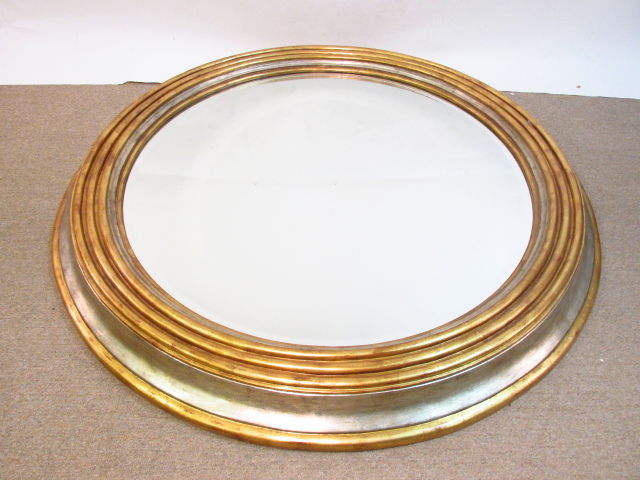 LARGE MAITLAND SMITH CIRCULAR BEVELED GLASS WALL M (1 of 4)