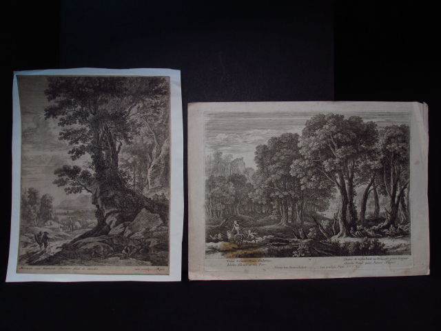 TWO HERMAN VAN SWANEVELT ORIGINAL ETCHINGS (1 of 10)