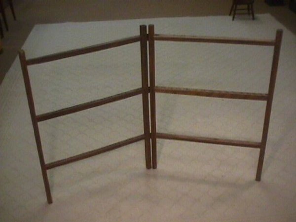 PRIMITIVE QUILT RACK NATURAL