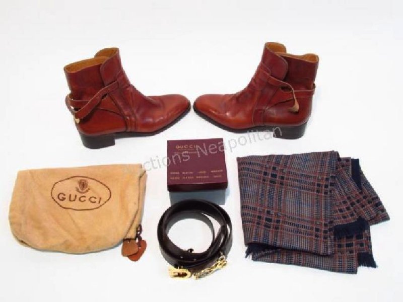 WOMEN'S GUCCI SHOES, BELTS & SCARF (1 of 9)