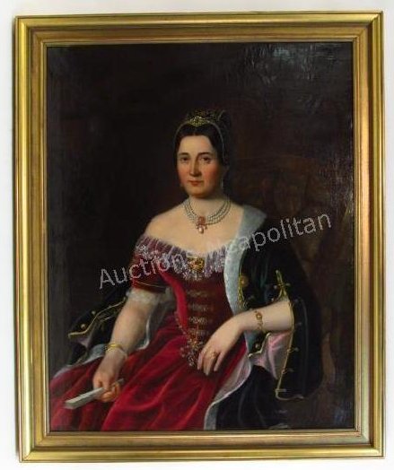 LATE 19TH/EARLY 20TH C OIL ON CANVAS PORTRAIT (1 of 7)