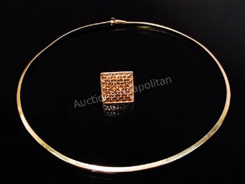 LADIES 14K GOLD RING & NECKLACE (1 of 7)