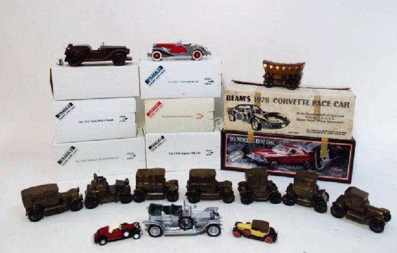 GROUP LOT ASSORTED MODEL CARS, ETC. BEAMS CORVETTE (1 of 9)