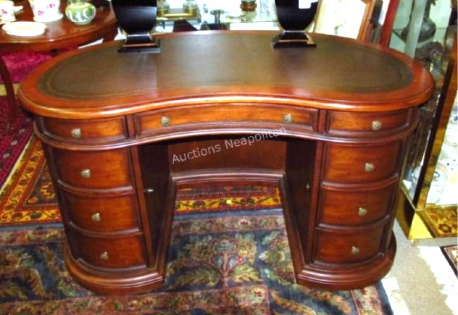 Seven Seas By Hooker Kidney Bean Style Desk Jan 11 2017
