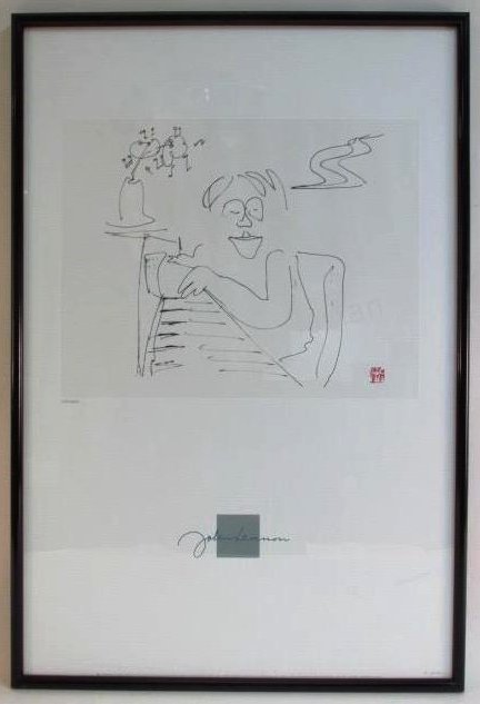 JOHN LENNON LIMITED EDITION LITHOGRAPH 2 of 4 (1 of 8)