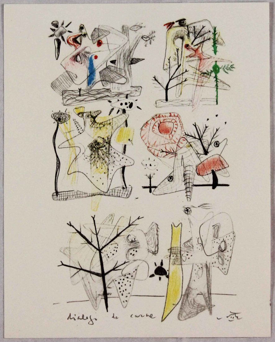 Roberto Matta, Dialogo de carne, 1985-87 (1 of 1)
