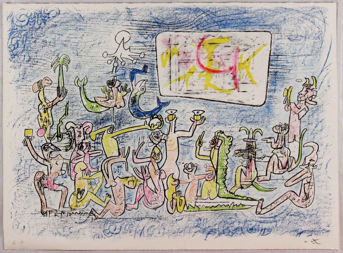 Roberto Matta, Litografia a colori (1 of 1)