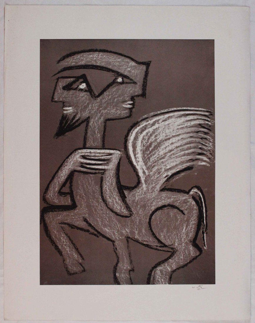 Roberto Matta, Cavallo marrone, Serigrafia a colori (1 of 1)