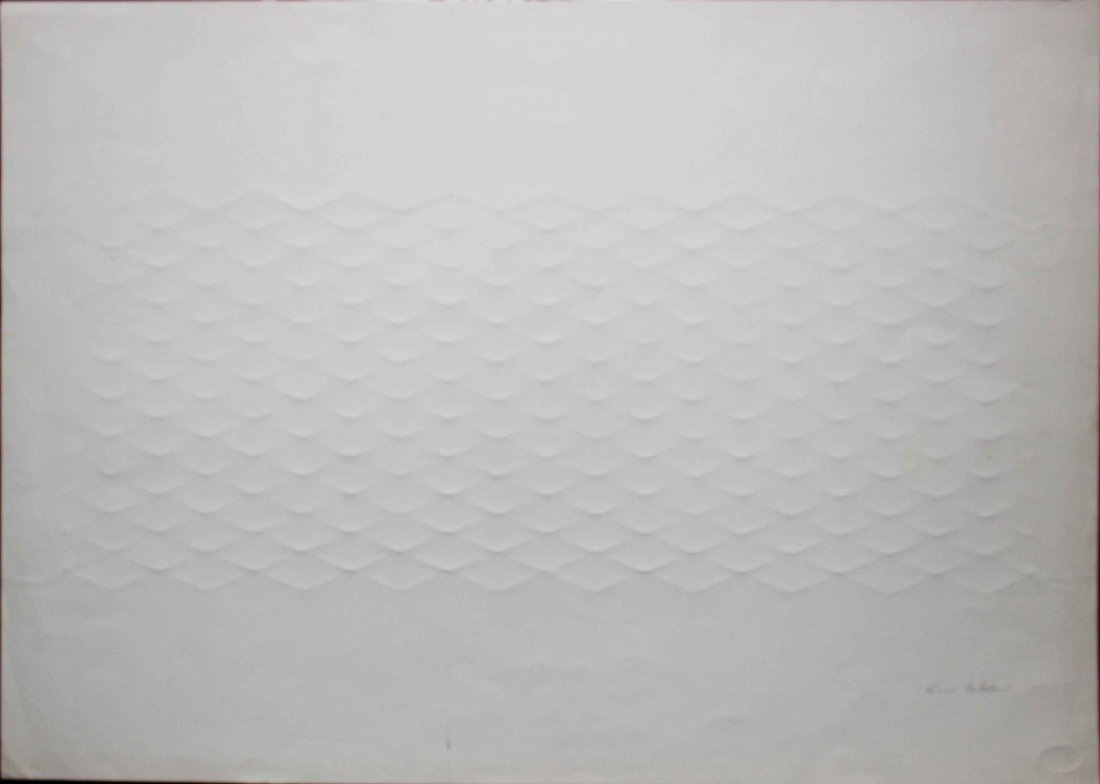 Enrico Castellani, St Superficie bianca, 1961 (1 of 2)