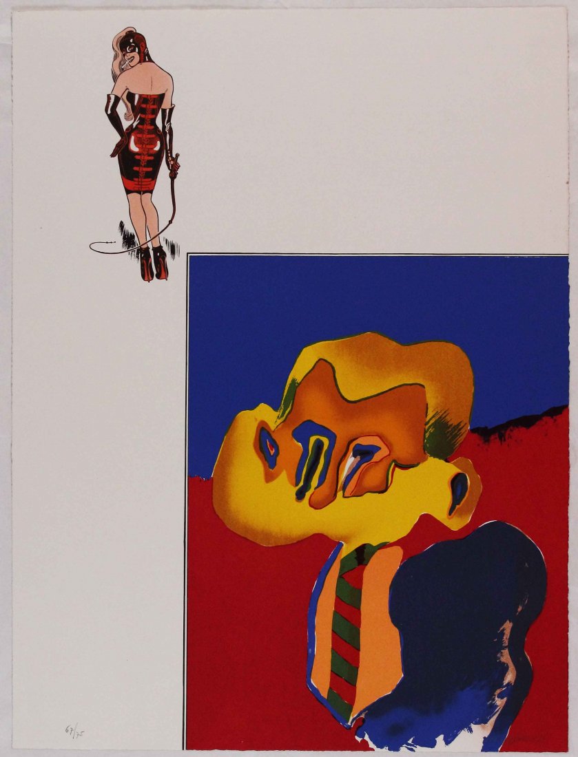 Allen Jones, Portrait 1 from Album, 1971 (1 of 3)