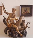 Antique Italian Mythological Sculture, 1700's.