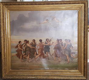 European 19th century MONUMENTAL mythological painting