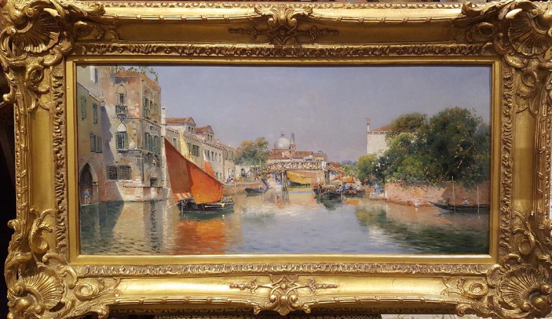 Antonio Maria de Reyna (1859-1937) Venice Painting (1 of 4)