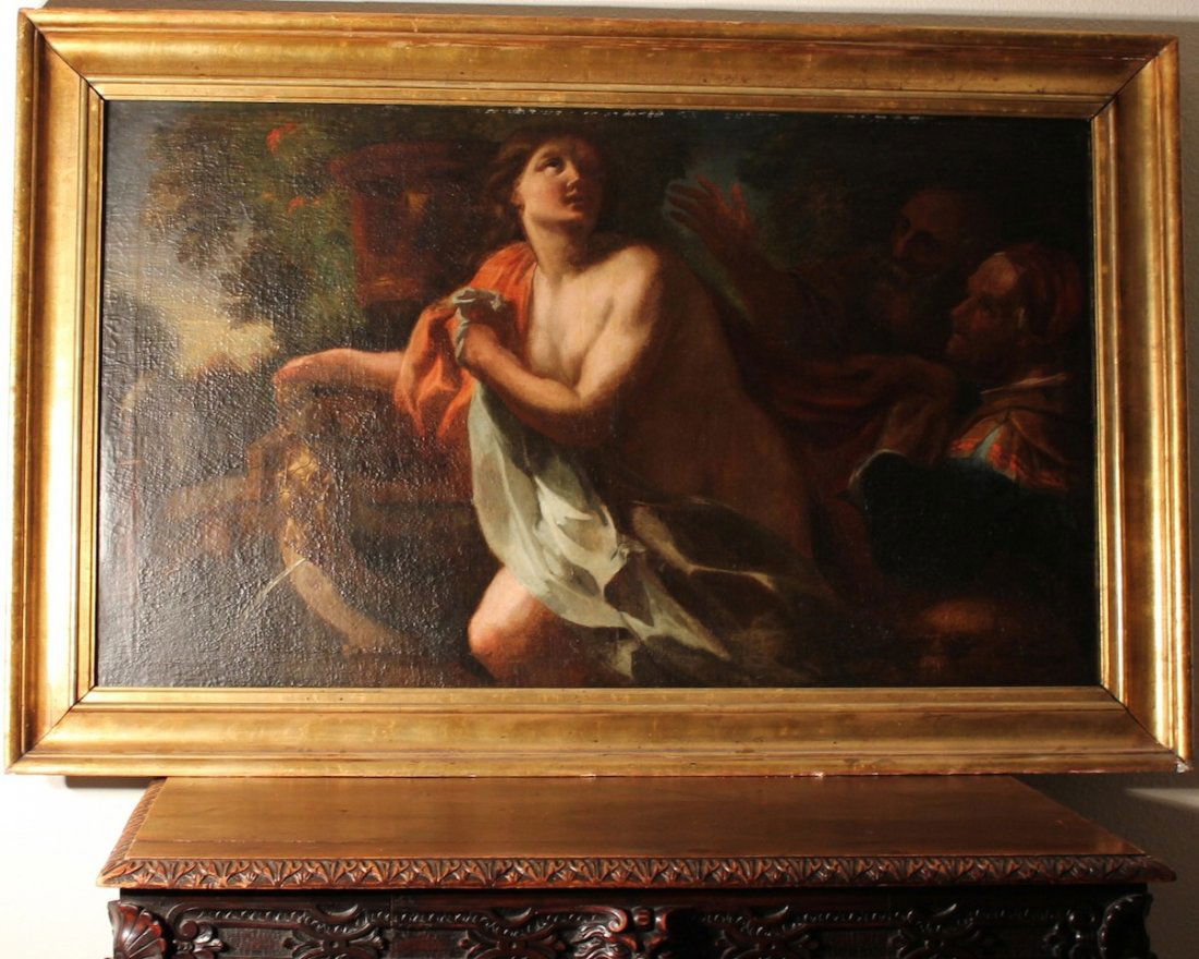 Caravaggio school Old Master Painting LARGE (1 of 5)