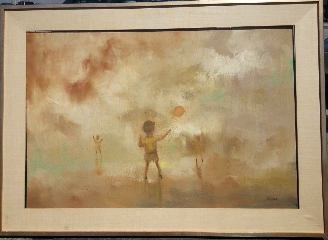 Surrealist Mid-Century Modern Mystery Artist (1 of 2)