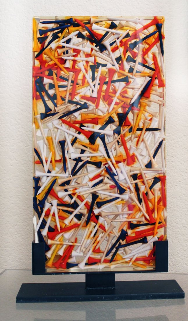 Arman accumulation golf tee (1 of 4)