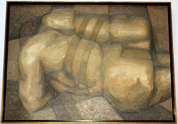 Eduardo Tamariz (Mexico, 1945-) Painting Latin Modern: Artist: Eduardo Tamariz (Mexico, 1945-). Title: Esclavo Size: 30" x 43" Medium: Oil on Canvas Date: 1967 Provenance: Galeria Los Arcos, Acapulco. VV