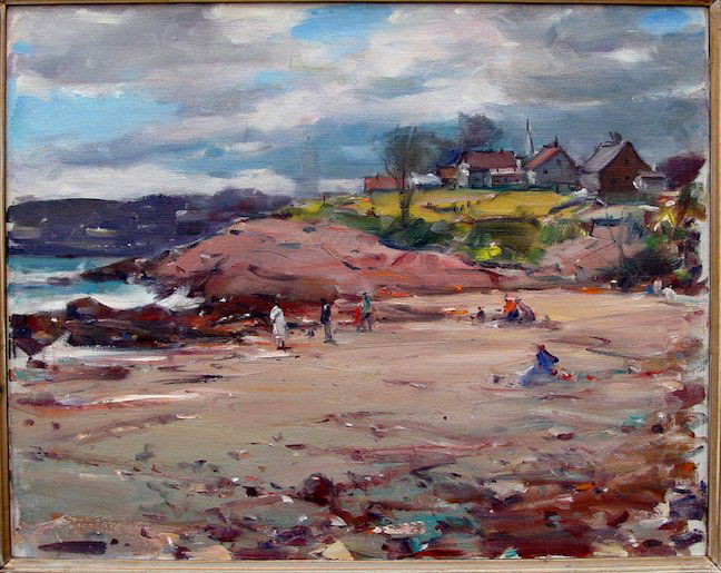 Carl W. Peters (1897-1980) Oi Painting (1 of 2)