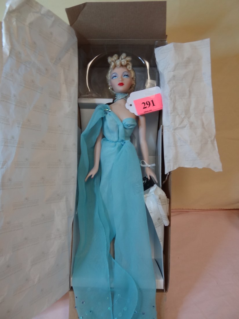 15'' PLASTIC GENE DOLL DESIGNED BY MEL ODOM, NEW I: 15'' PLASTIC GENE DOLL DESIGNED BY MEL ODOM, NEW IN BOX, BLUE PAINTED EYES, BLONDE HAIR, BLUE GOWN, SHOES NEVER WORN, NO VISIBLE MARKS HOWEVER ORIGINAL TAG ATTACHED