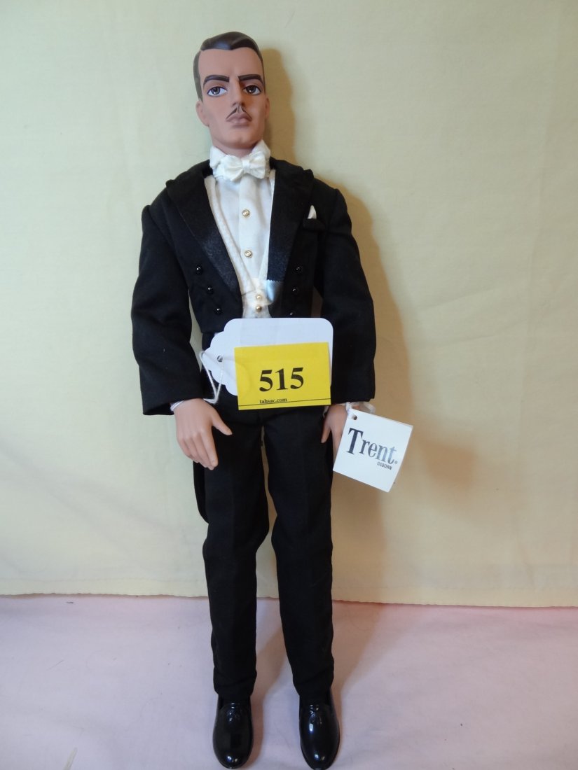 16'' GENE MARSHALL COLLECTION ''FORMAL INTRODUCTIO: 16'' GENE MARSHALL COLLECTION ''FORMAL INTRODUCTION'' ''TRENT OSBORN'' PLASTIC DOLL, MOVABLE LIMBS, AND JOINTS, BROWN PAINTED HAIR AND EYES, HANDSOME OUTFIT, NO VISIBLE MARKS BUT TAG ATTACHED